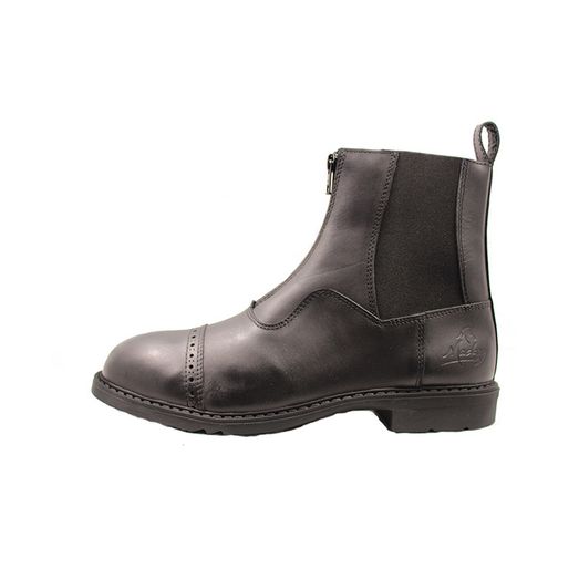 Mackey Oak Zip Paddock Boots Black