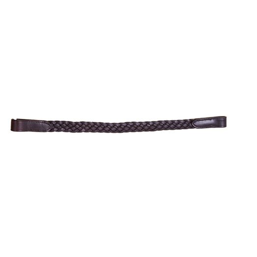 Mackey Plaited Browband Brown