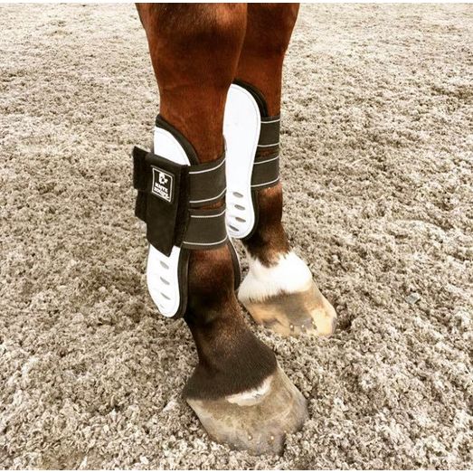 Majyk Equipe Infinity Tendon Front Jump Boots White