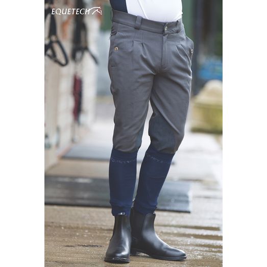Equetech Mens Kingham Breeches Grey