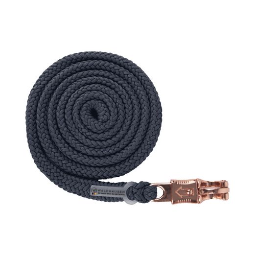 Waldhausen Modern Rose Lead Rope - Panic Hook Night Blue