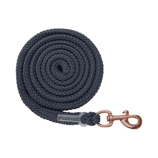 Waldhausen Modern Rose Lead Rope - Snap Hook Night Blue