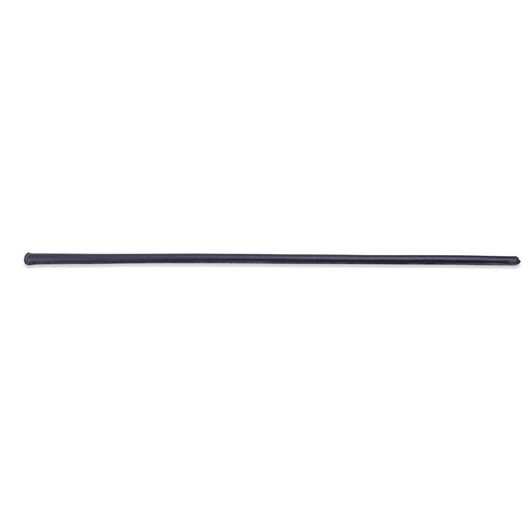 Equi-Sential Plain Leather Show Cane Black