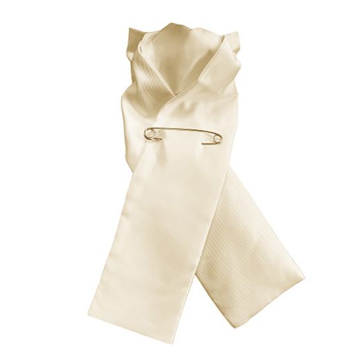 Equetech Plain Ready-Tied Stock Cream