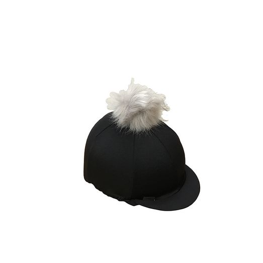 Capz Pom Pom Lycra Hat Cover Black/Grey