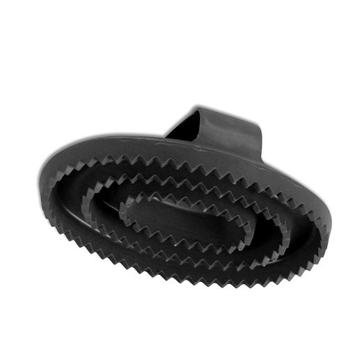 Equi-Sential Rubber Curry Comb Large Black