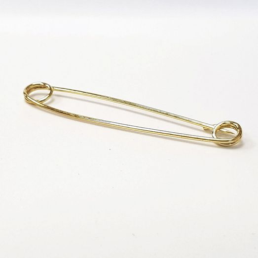 Equetech Traditional Plain Stock Pin Gold