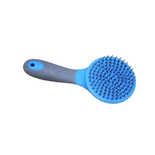 Equi-Sential Two Tone Round Mane &amp; Tail Brush Blue/Grey