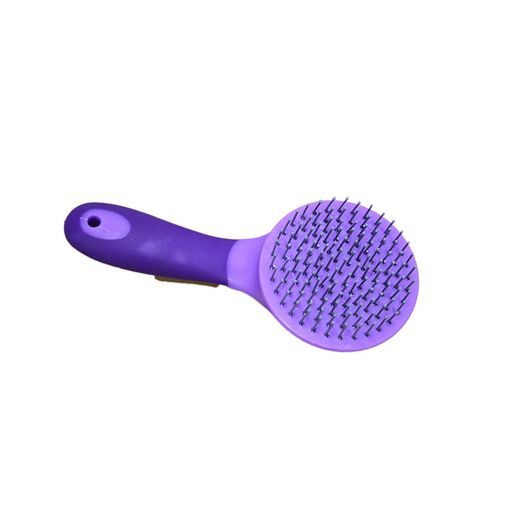 Equi-Sential Two Tone Round Mane &amp; Tail Brush Purple/Lilac