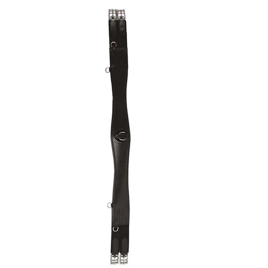 Waldhausen Elastic Black Padded Leather Girth
