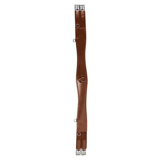 Waldhausen Elastic Brown Padded Leather Girth