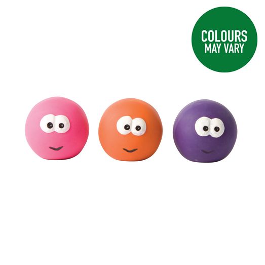 Good Boy Squeaky Face Ball Big Eyes