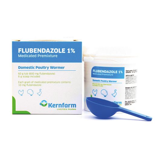 Kernfarm Flubendazole 1% Poultry Wormer