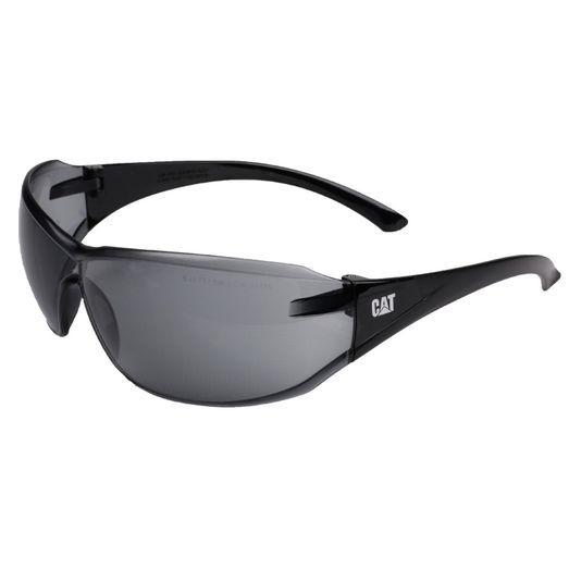 Caterpillar Shield Safety Frame Glasses Smoke Black