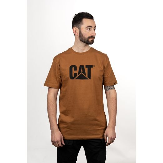 Caterpillar Trademark Logo T-Shirt Bronze