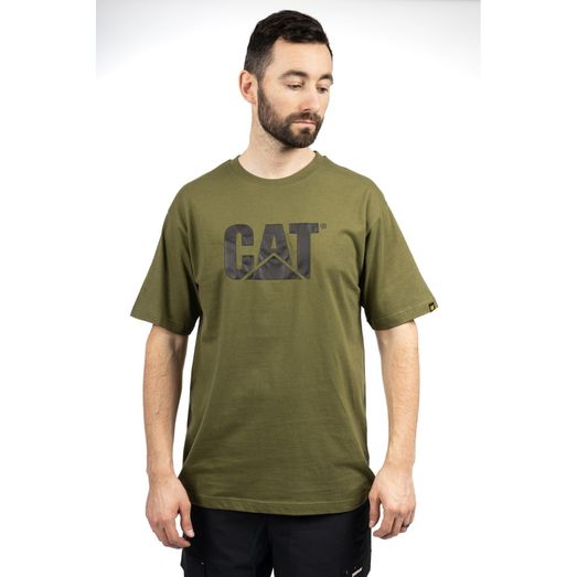 Caterpillar Trademark Logo T-Shirt Chive