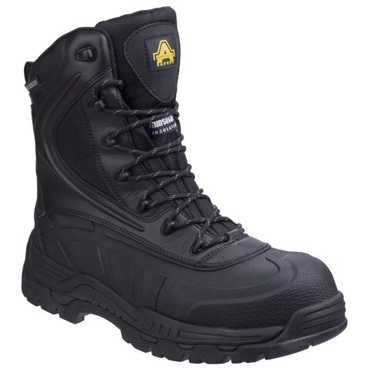 Amblers AS440 Hybrid Metal Free Hi-Leg Waterproof Safety Boot Black