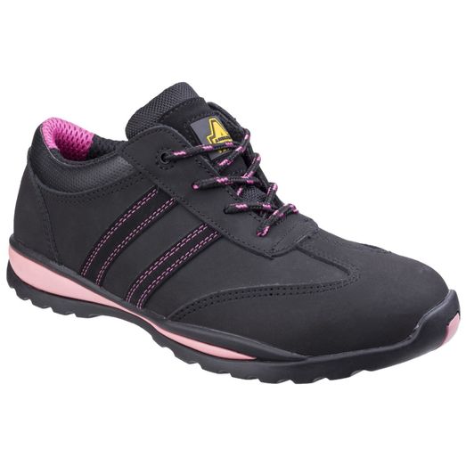Ladies Amblers FS47 Safety Trainer Black/Pink