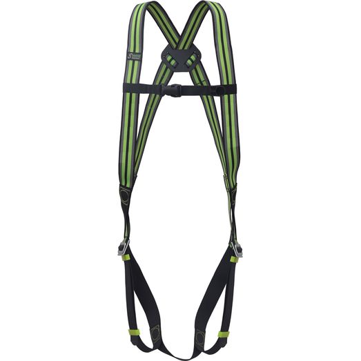 Kratos 1 Point Safety Harness Black/Green