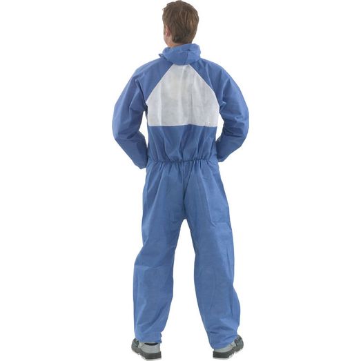 3M 4530 Flame Spread Retardant Sr Disposable Coverall Blue/White