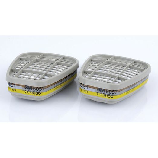 3M 6057 Abe1 Respirator Filter White (8 Pack)