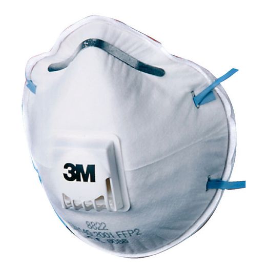 3M 8822 Mask P2V White (10 Pack)