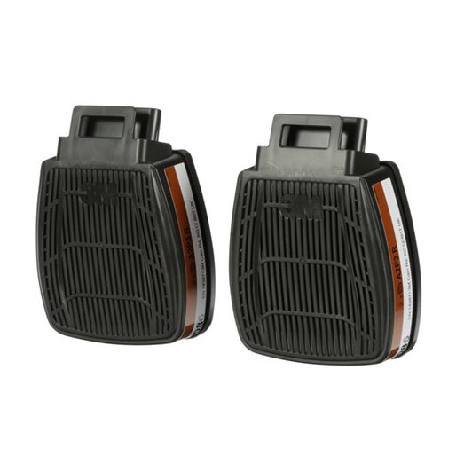 3M D8095 Secure Click A2P3 R Filter Dual Flow Black (8 Pack)
