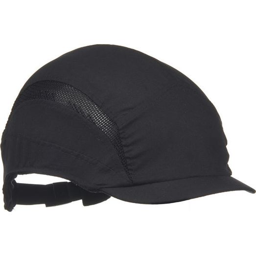 3M Hc24 First Base 3 Classic Micro Peak Safety Baseball Cap Black