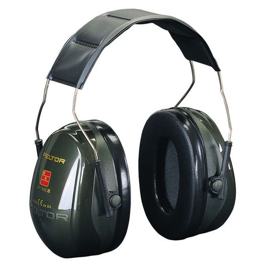 3M Peltor Optime 2 Ear Defenders Headband Green