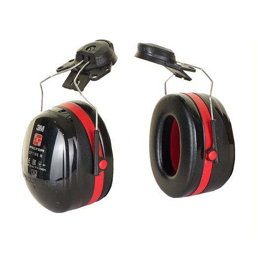 3M Peltor Optime 3 Ear Defenders Helmet Mount Black