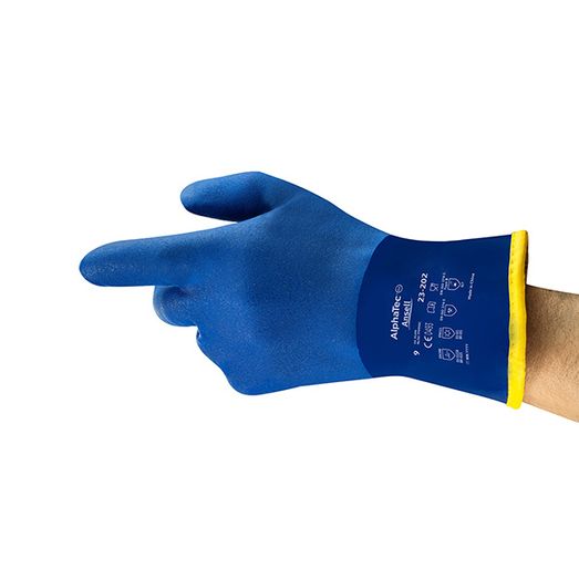 Ansell Alphatec 23-202 Glove Blue (6 Pack)