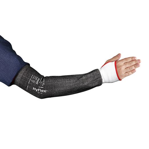 Ansell Hyflex 11-281 Sleeve Wide Th Black/White (50 Pack)