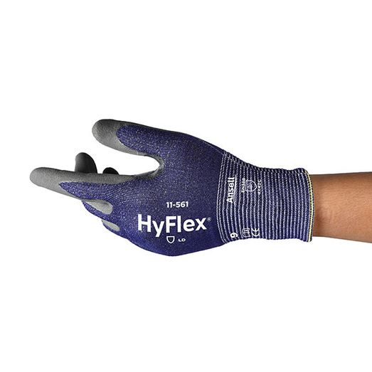 Ansell Hyflex 11-561 Gloves Blue (12 Pack)