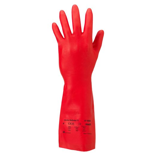 Ansell Solvex 37-900 Glove Red (12 Pack)