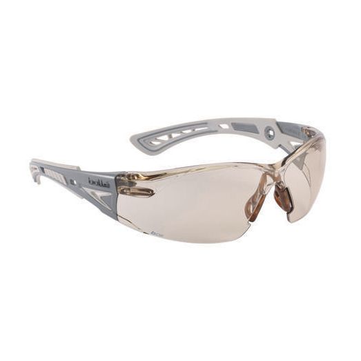 Bolle Safety Rush+ Go Green Platinum Glasses Copper Brown