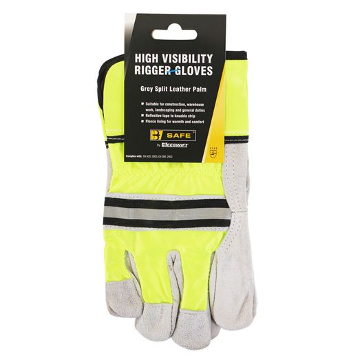 Canadian High Quality High Visibility Saturn Yellow/Grey (1 Pair)