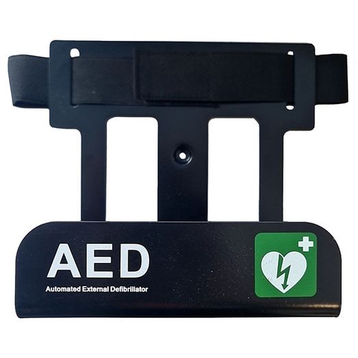 Cu Medical Aed Defibrillator Wall Bracket Black