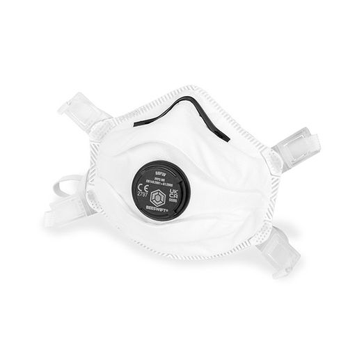 Ffp3 Moulded Valved Cup Respirator White
