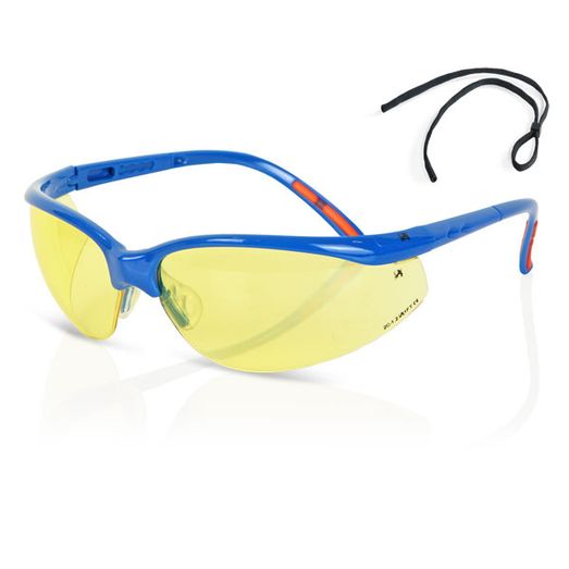 Beeswift Adjustable Safety Glasses Yellow
