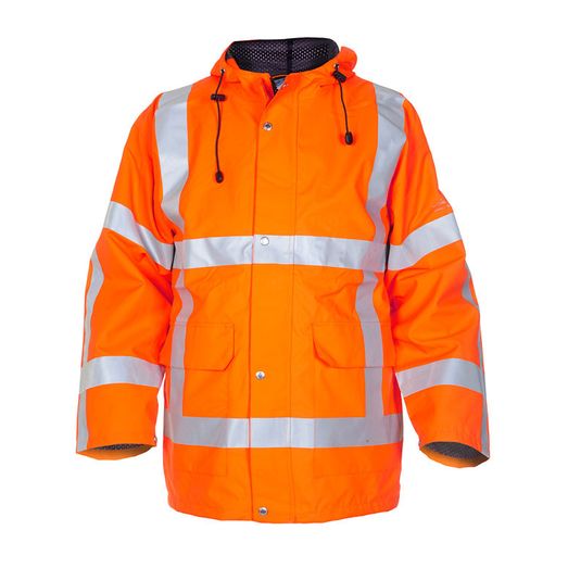 Hydrowear Uithoorn Sns Hi-Vis Waterproof Parka Jacket Orange