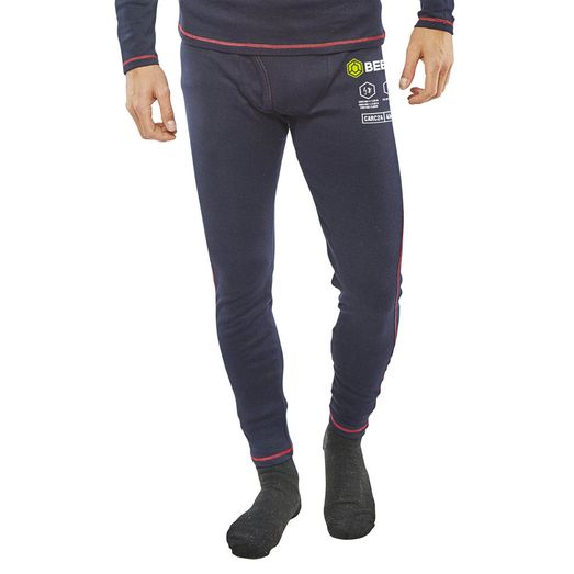Beeswift Arc Compliant Under Garment Long John Trousers Navy Blue