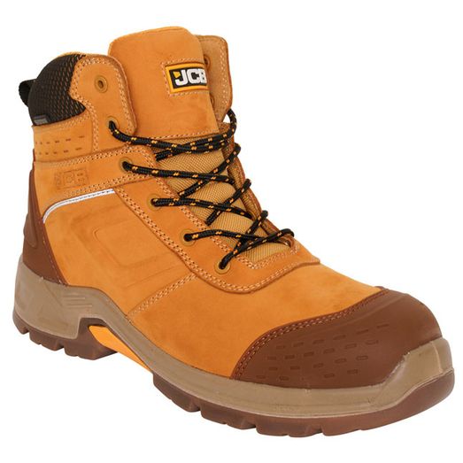 Jcb Workwear Fastrac Safety Boots Honey