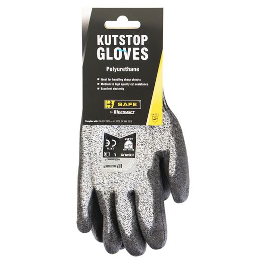 Kutstop Polyurethane Glove Black (1 Pair)