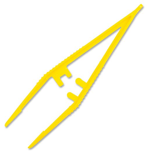 Click Medical Sharps Forceps Yellow