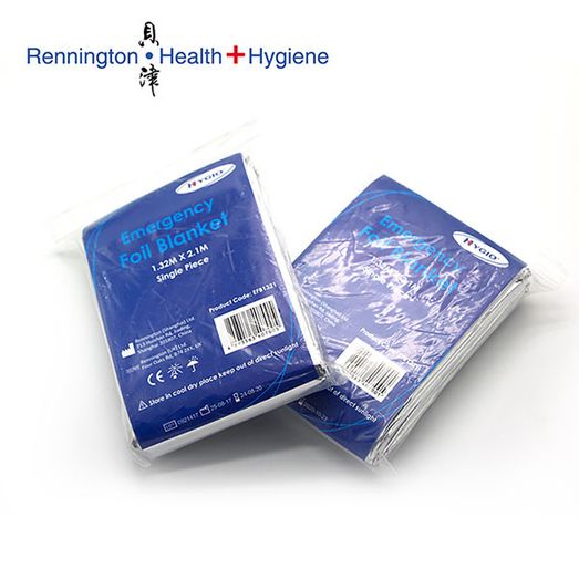 Click Medical Foil Blanket Chrome