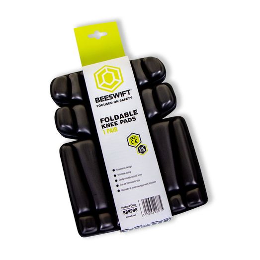 Beeswift Foldable Trouser Knee Pads Black