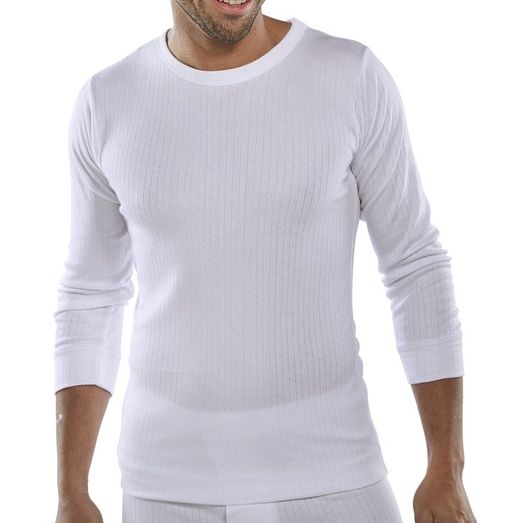 Beeswift Thermal Vest Long Sleeve White