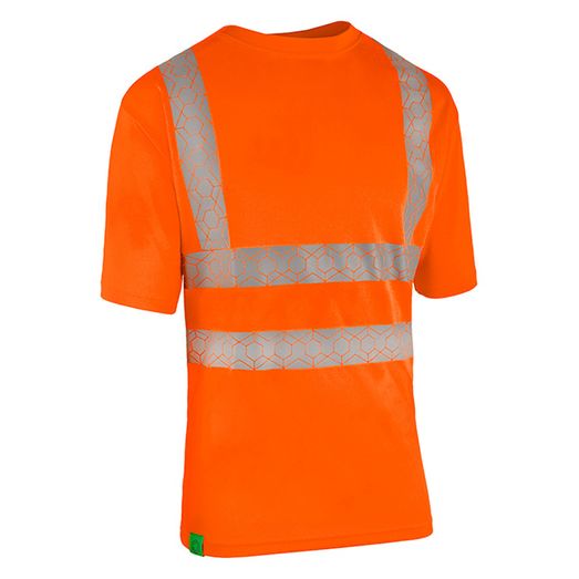 Beeswift Envirowear Hi-Vis Recyclable T-Shirt Orange