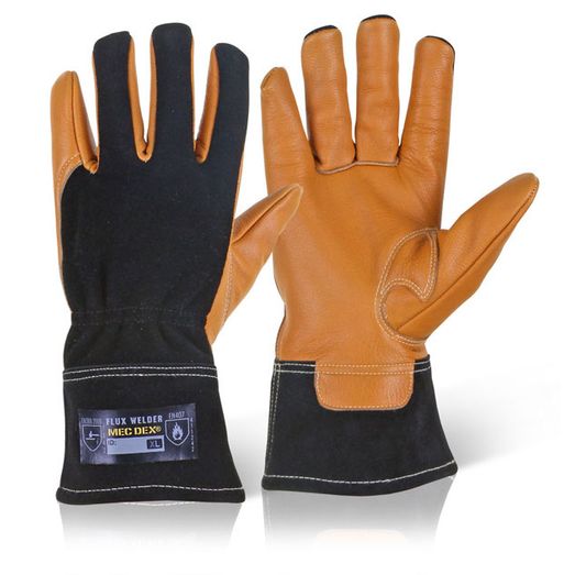Mec Dex Flux Welder Mechanics Gloves Tan (1 Pair)