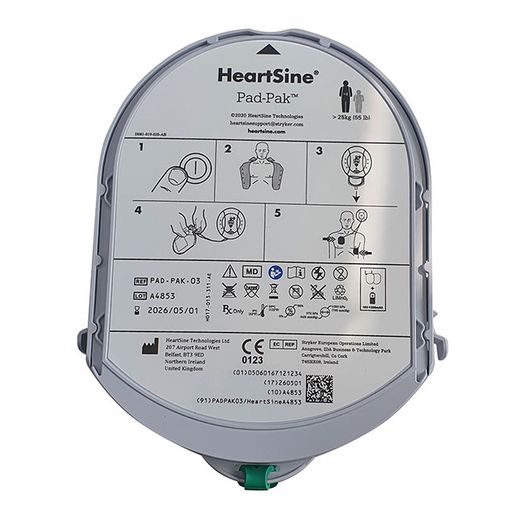Heartsine Adult Pad-Pak Grey